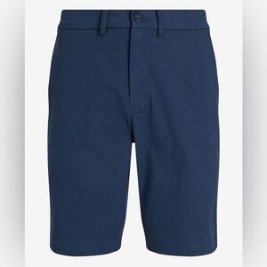 10" Hyper Stretch Chino Shorts, Surplus Blue color. Size 32
